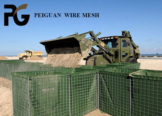 Ocynkowana ściana bastionu  przeciwwybuchowa dla Kenii