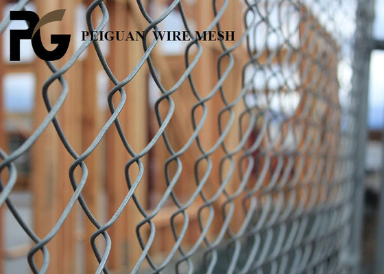 Ogrodzenie placu budowy ze skręconego drutu, ogrodzenie z metalowego łańcucha o długości 6 stóp
